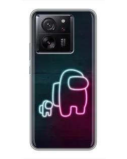 Чехол для HMD Pulse 2 Pro с картинкой «Among Us неон-арт»