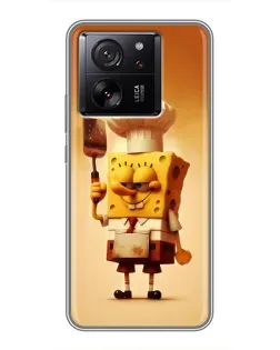 Чехол для HMD Pulse 2 Pro с картинкой «Губка Боб повар»
