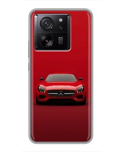 Чехол для HMD Pulse 2 Pro с картинкой «Красный Mercedes AMG»