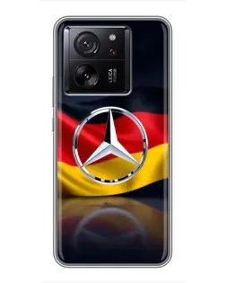 Чехол для HMD Pulse 2 Pro с картинкой «Mercedes — флаг Германии»