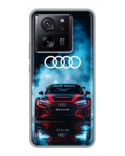 Чехол для HMD Pulse 2 Pro с картинкой «Audi Sport — неон»
