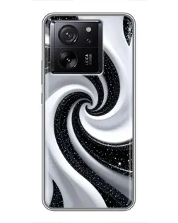 Чехол для HMD Pulse 2 Pro с картинкой «Черно-белая спираль»