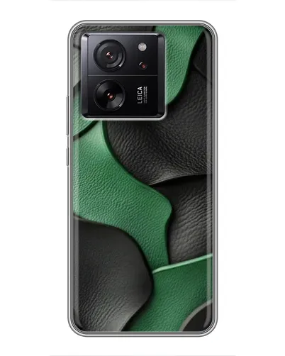 Чехол для HMD Pulse 2 Pro с картинкой «Зеленые кожаные волны» Чехол для HMD Pulse 2 Pro с картинкой «Зеленые кожаные волны»
