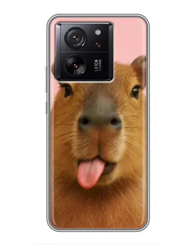 Чехол для HMD Pulse 2 Pro с картинкой «Капибара с языком»