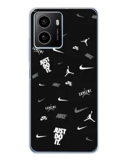 Чохол для HMD Pulse Plus з картинкою «Nike Black Pattern» Чохол для HMD Pulse Plus з картинкою «Nike Black Pattern»