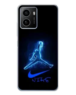 Чохол для HMD Pulse Plus з картинкою «Jordan Neon Blue» Чохол для HMD Pulse Plus з картинкою «Jordan Neon Blue»