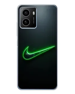 Чохол для HMD Pulse Plus з картинкою «Неоновий контур Nike»