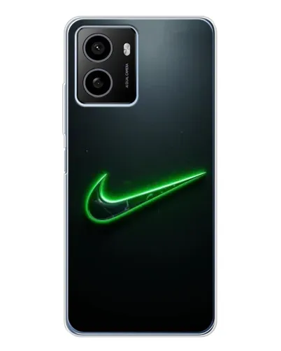 Чехол для HMD Pulse Plus с картинкой «Неоновый контур Nike»