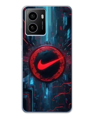 Чехол для HMD Pulse Plus с картинкой «Техногенный стиль Nike»