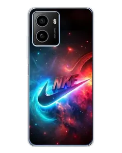 Чехол для HMD Pulse Plus с картинкой «Огненный логотип Nike»