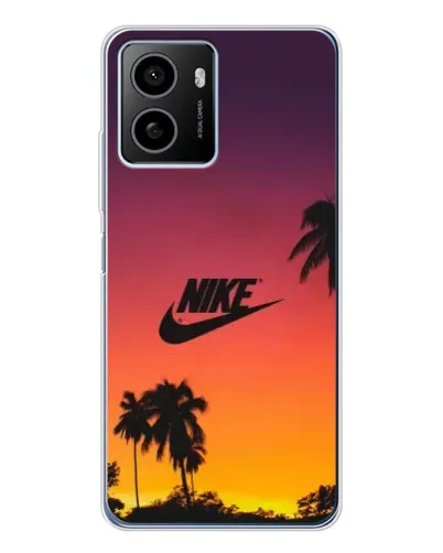 Чехол для HMD Pulse Plus с картинкой «Nike на закате солнца»