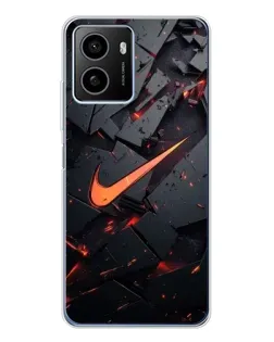 Чехол для HMD Pulse Plus с картинкой «Nike — эффект разломов»