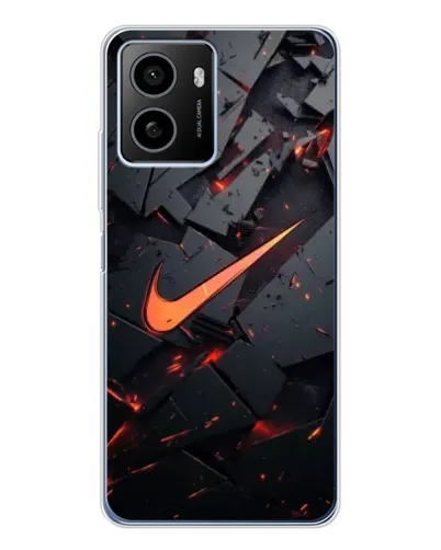 Чехол для HMD Pulse Plus с картинкой «Nike — эффект разломов»
