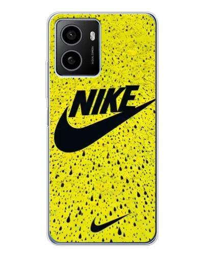 Чехол для HMD Pulse Plus с картинкой «Желтый текстурный Nike»