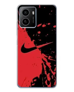 Чохол для HMD Pulse Plus з картинкою «Червоні бризки Nike» Чохол для HMD Pulse Plus з картинкою «Червоні бризки Nike»