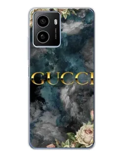 Чехол для HMD Pulse Plus с картинкой «Абстрактные цветы Gucci» Чехол для HMD Pulse Plus с картинкой «Абстрактные цветы Gucci»
