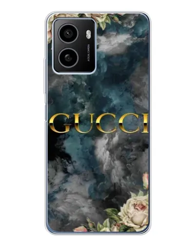 Чехол для HMD Pulse Plus с картинкой «Абстрактные цветы Gucci» Чехол для HMD Pulse Plus с картинкой «Абстрактные цветы Gucci»