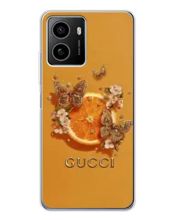 Чехол для HMD Pulse Plus с картинкой «Gucci — золотые бабочки» Чехол для HMD Pulse Plus с картинкой «Gucci — золотые бабочки»