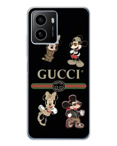 Чехол для HMD Pulse Plus с картинкой «Gucci — герои Disney и монограмма» Чехол для HMD Pulse Plus с картинкой «Gucci — герои Disney и монограмма»