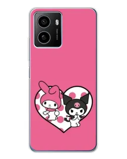 Чохол для HMD Pulse Plus з картинкою «Kuromi та My Melody» Чохол для HMD Pulse Plus з картинкою «Kuromi та My Melody»