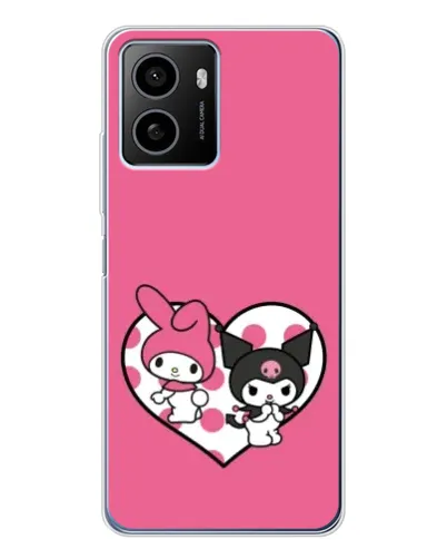 Чохол для HMD Pulse Plus з картинкою «Kuromi та My Melody»