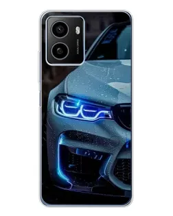 Чохол для HMD Pulse Plus з картинкою «Погляд BMW з синіми фарами» Чохол для HMD Pulse Plus з картинкою «Погляд BMW з синіми фарами»