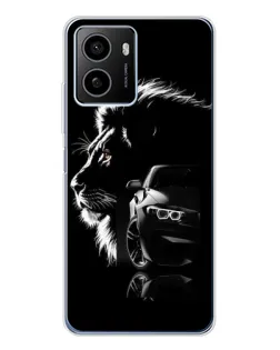 Чохол для HMD Pulse Plus з картинкою «BMW та лев» Чохол для HMD Pulse Plus з картинкою «BMW та лев»