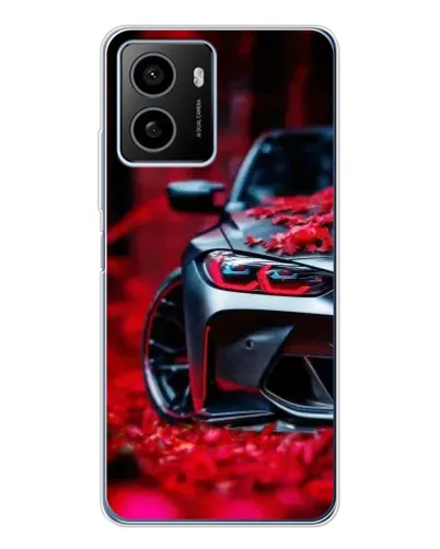Чохол для HMD Pulse Plus з картинкою «Спортивна BMW та квіти» Чохол для HMD Pulse Plus з картинкою «Спортивна BMW та квіти»