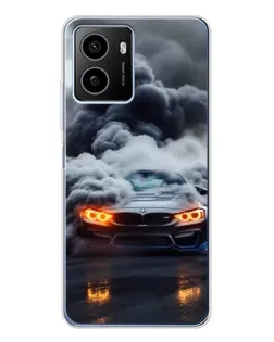 Чохол для HMD Pulse Plus з картинкою «BMW у диму» Чохол для HMD Pulse Plus з картинкою «BMW у диму»