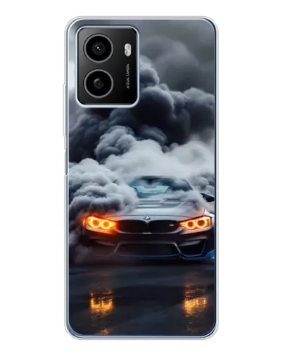 Чохол для HMD Pulse Plus з картинкою «BMW у диму»