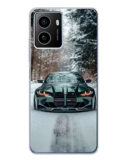 Чохол для HMD Pulse Plus з картинкою «BMW у зимовому лісі» Чохол для HMD Pulse Plus з картинкою «BMW у зимовому лісі»