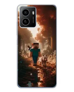 Чехол для HMD Pulse Plus с картинкой «Стив в лесу» Чехол для HMD Pulse Plus с картинкой «Стив в лесу»