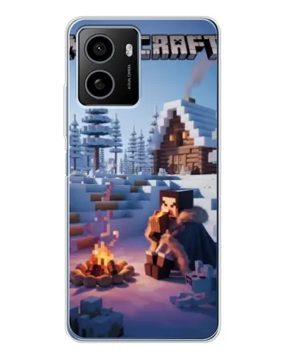 Чехол для HMD Pulse Plus с картинкой «Зимний Minecraft»