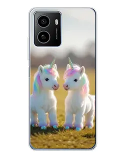 Чехол для HMD Pulse Plus с картинкой «Пара единорогов»