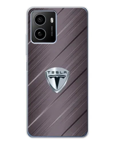 Чехол для HMD Pulse Plus с картинкой «Металлическая текстура Tesla»