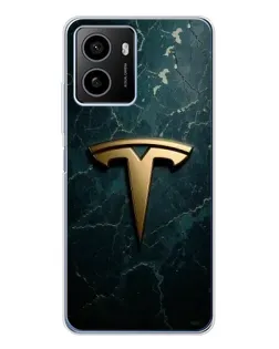 Чехол для HMD Pulse Plus с картинкой «Мраморная Tesla Gold»