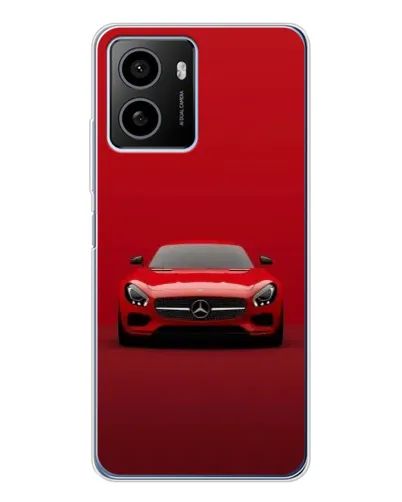 Чохол для HMD Pulse Plus з картинкою «Червоний Mercedes AMG»