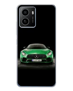 Чохол для HMD Pulse Plus з картинкою «Mercedes — неоновий лого»