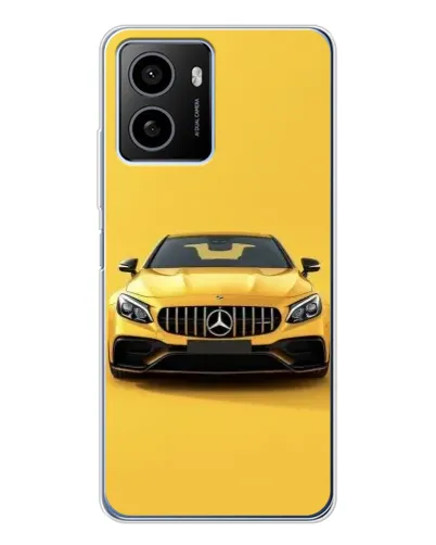 Чохол для HMD Pulse Plus з картинкою «Жовтий Mercedes GT»
