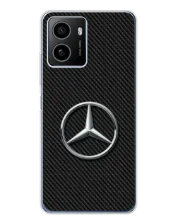 Чохол для HMD Pulse Plus з картинкою «Карбоновий Mercedes стиль»