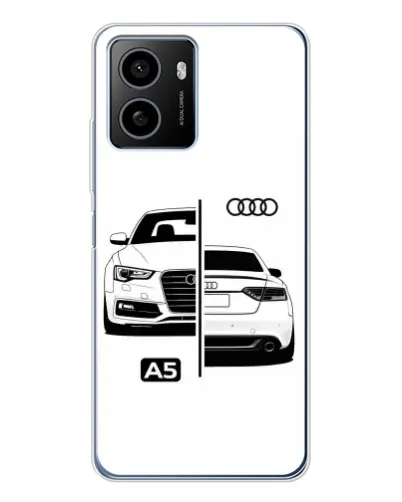 Чохол для HMD Pulse Plus з картинкою «Audi — контрастний дизайн»