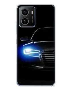 Чохол для HMD Pulse Plus з картинкою «Неоновий погляд Audi»