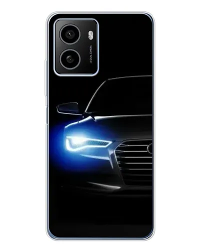 Чохол для HMD Pulse Plus з картинкою «Неоновий погляд Audi»