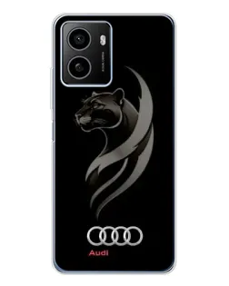 Чохол для HMD Pulse Plus з картинкою «Графіка — пантера та Audi»
