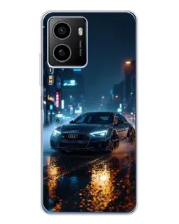 Чохол для HMD Pulse Plus з картинкою «Нічне місто та Audi»