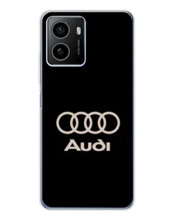 Чохол для HMD Pulse Plus з картинкою «Audi — золотий логотип»