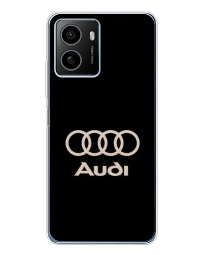 Чохол для HMD Pulse Plus з картинкою «Audi — золотий логотип»