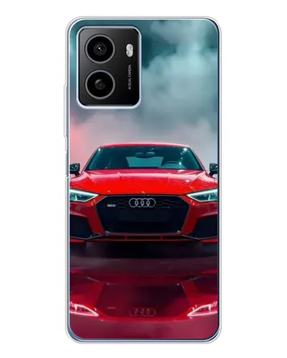 Чохол для HMD Pulse Plus з картинкою «Audi RS — червоний стиль»