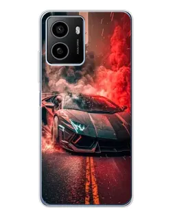 Чохол для HMD Pulse Plus з картинкою «Lamborghini червоний дим» Чохол для HMD Pulse Plus з картинкою «Lamborghini червоний дим»