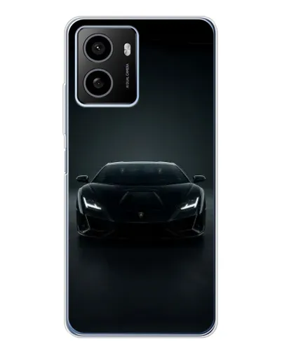 Чохол для HMD Pulse Plus з картинкою «Чорний Lamborghini Aventador»